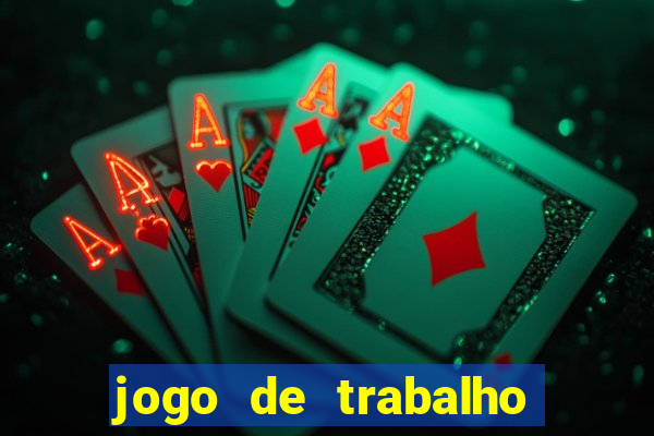 jogo de trabalho no escritório