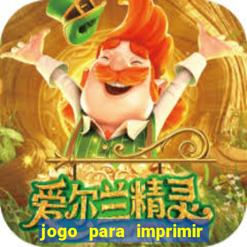 jogo para imprimir e montar