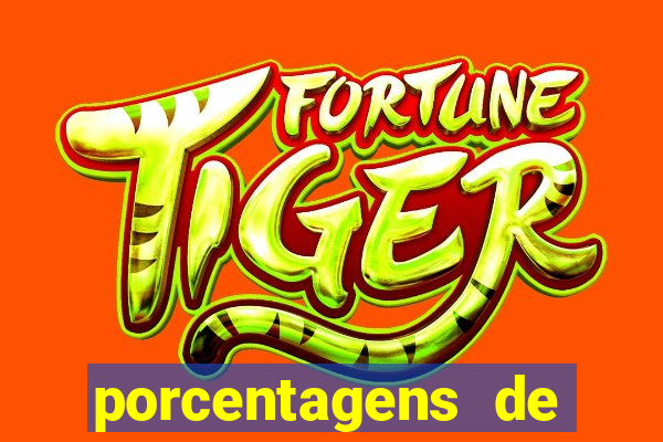 porcentagens de jogos pagantes