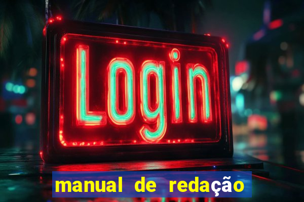 manual de redação folha de são paulo pdf