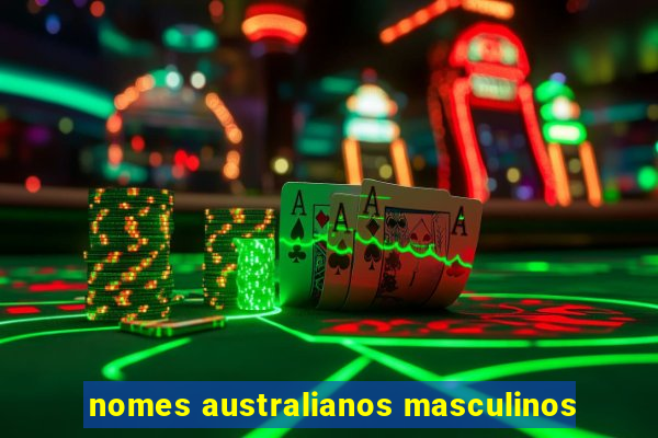 nomes australianos masculinos