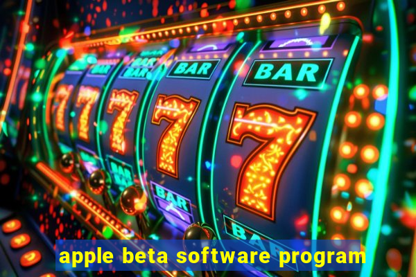 apple beta software program