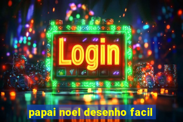 papai noel desenho facil